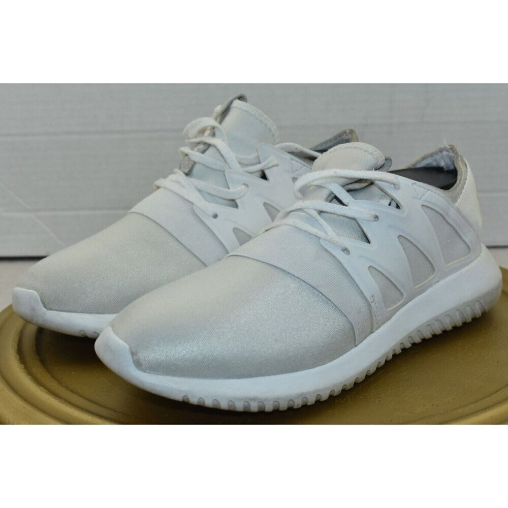 Adidas Womens Tubular Viral Running White Athletic Trainer Sneakers Shoes Size 6
